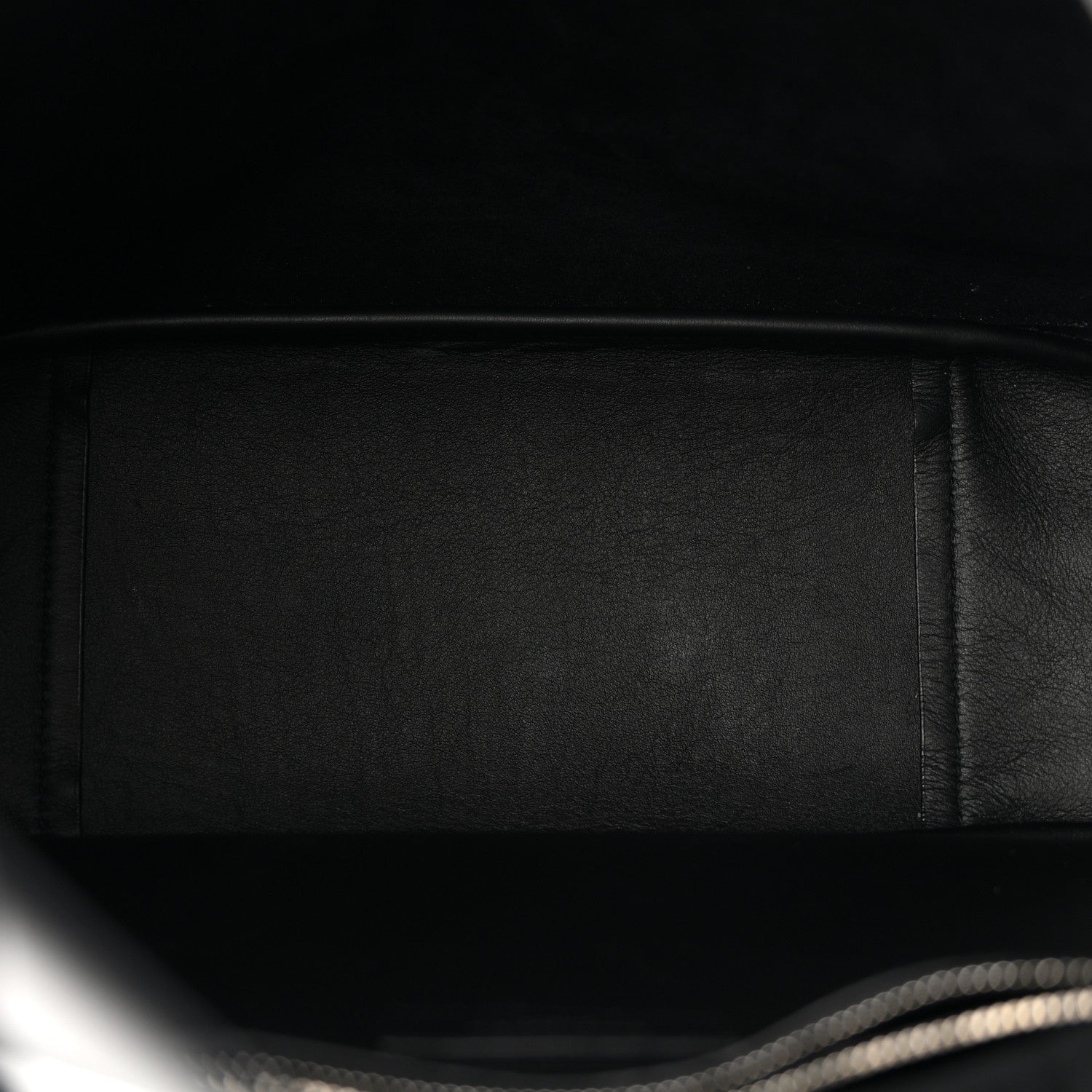 Smooth Calfskin Large Le 5 A 7 Soft Hobo Black