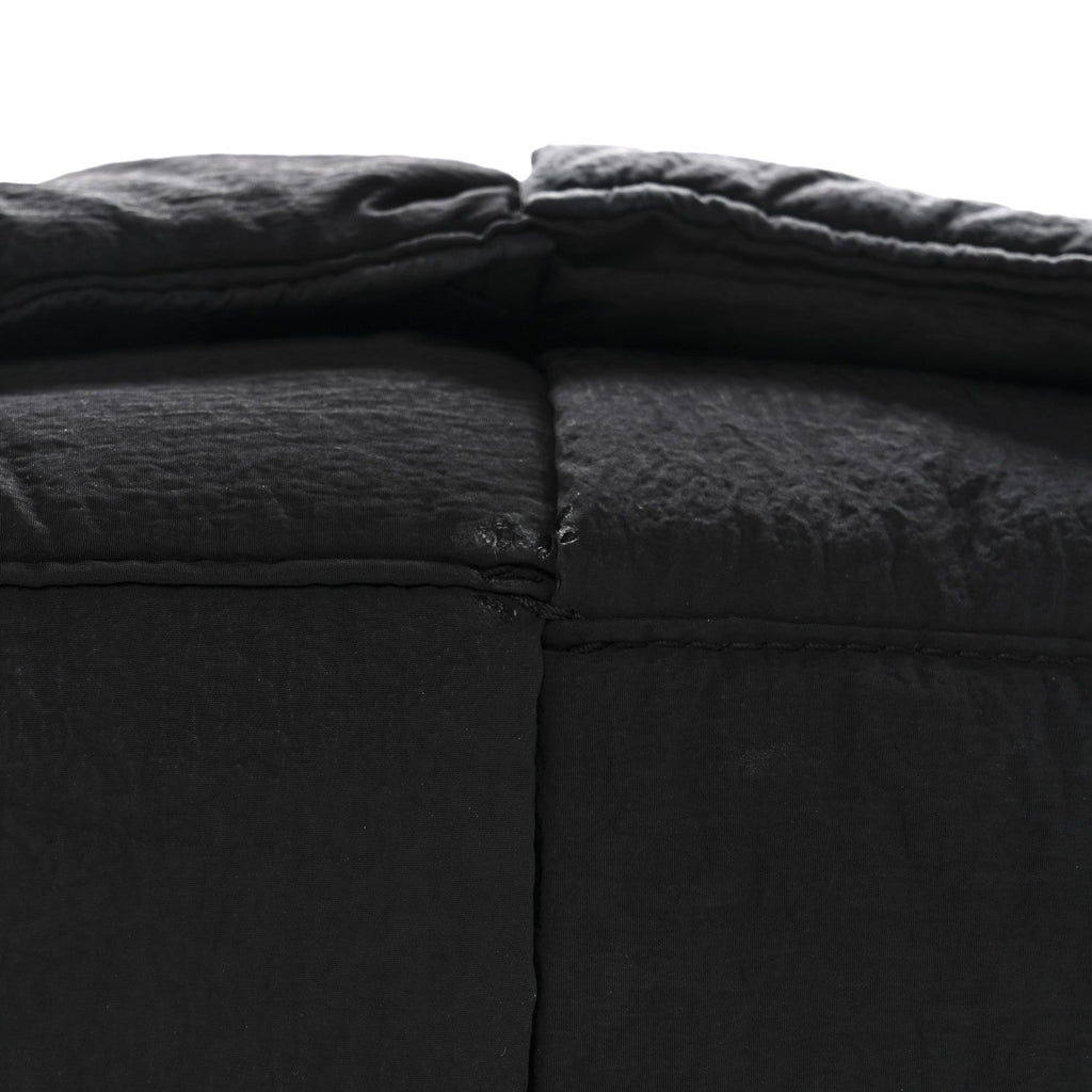 Nylon Intrecciato Padded Tech Cassette Bag Black