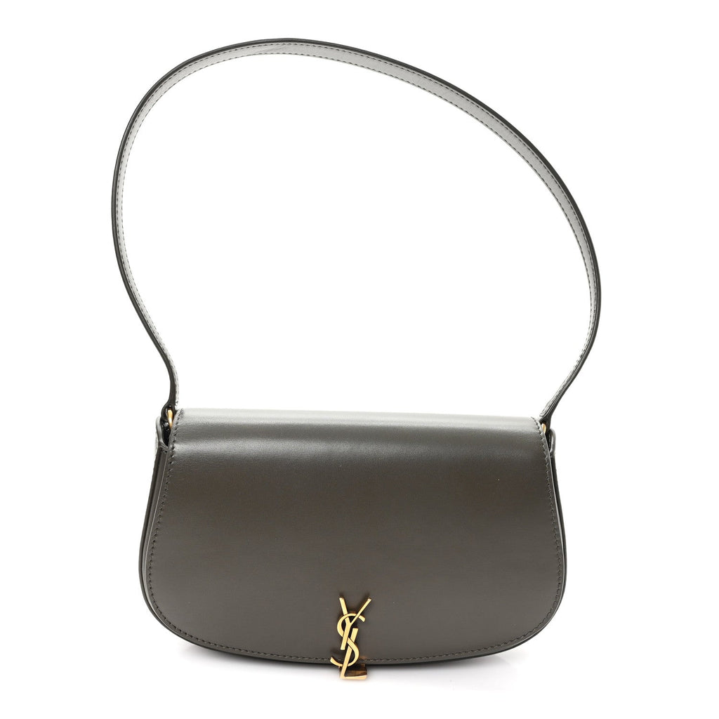 Box Calfskin Mini Voltaire Shoulder Bag Deep Musk
