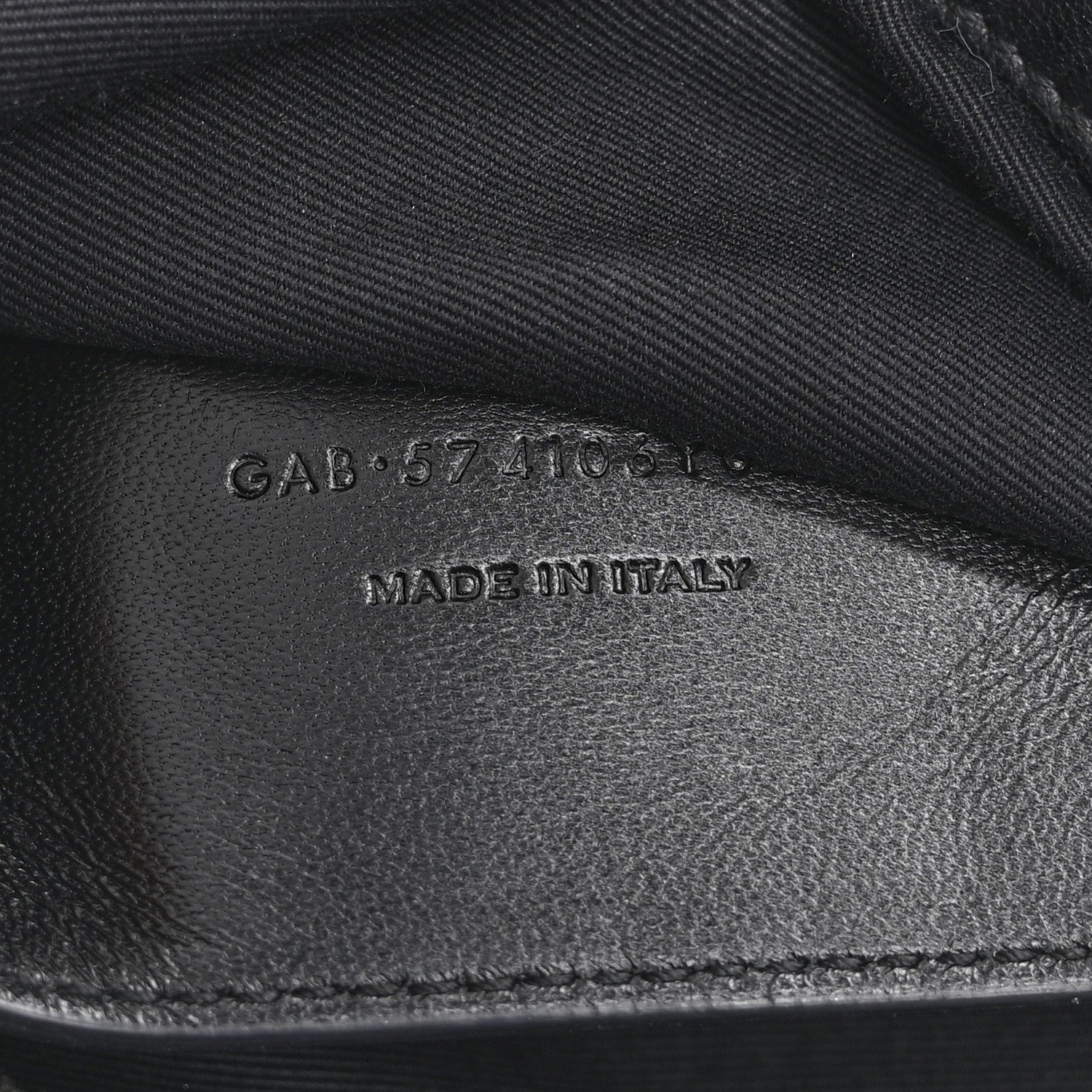 Calfskin Crocodile Embossed Medium West Hollywood Monogram Fold-Over Black