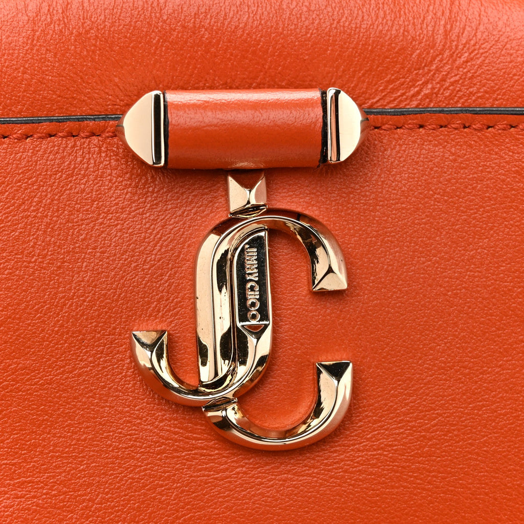 Calfskin Micro Hale Crossbody Amber Orange