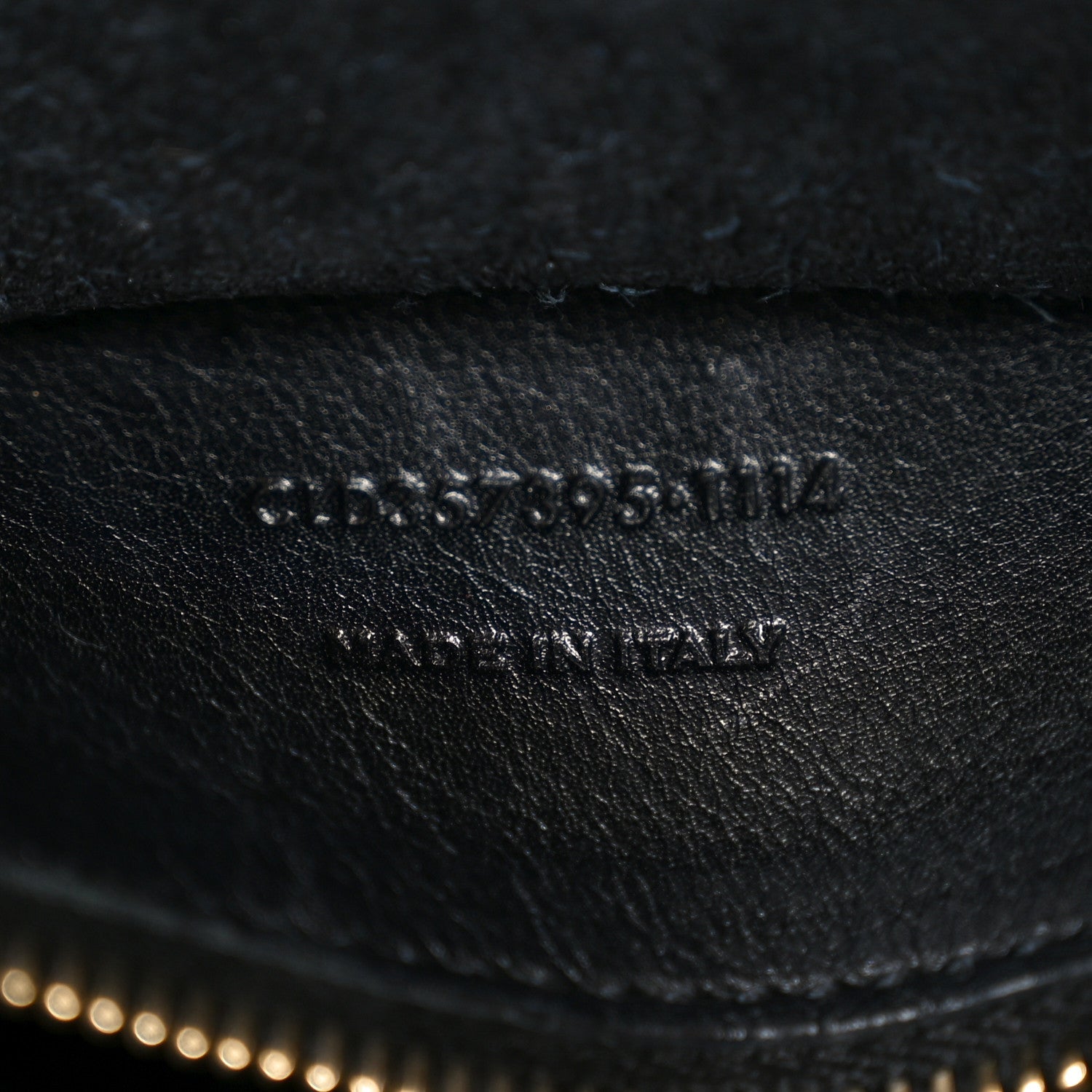 Calfskin Monogram Baby Cabas Black