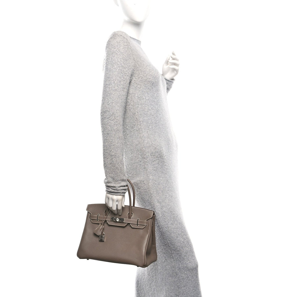 Epsom Birkin 30 Etoupe