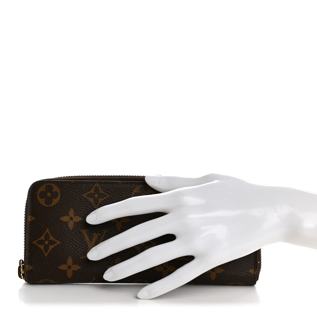 Monogram Clemence Wallet Fuchsia