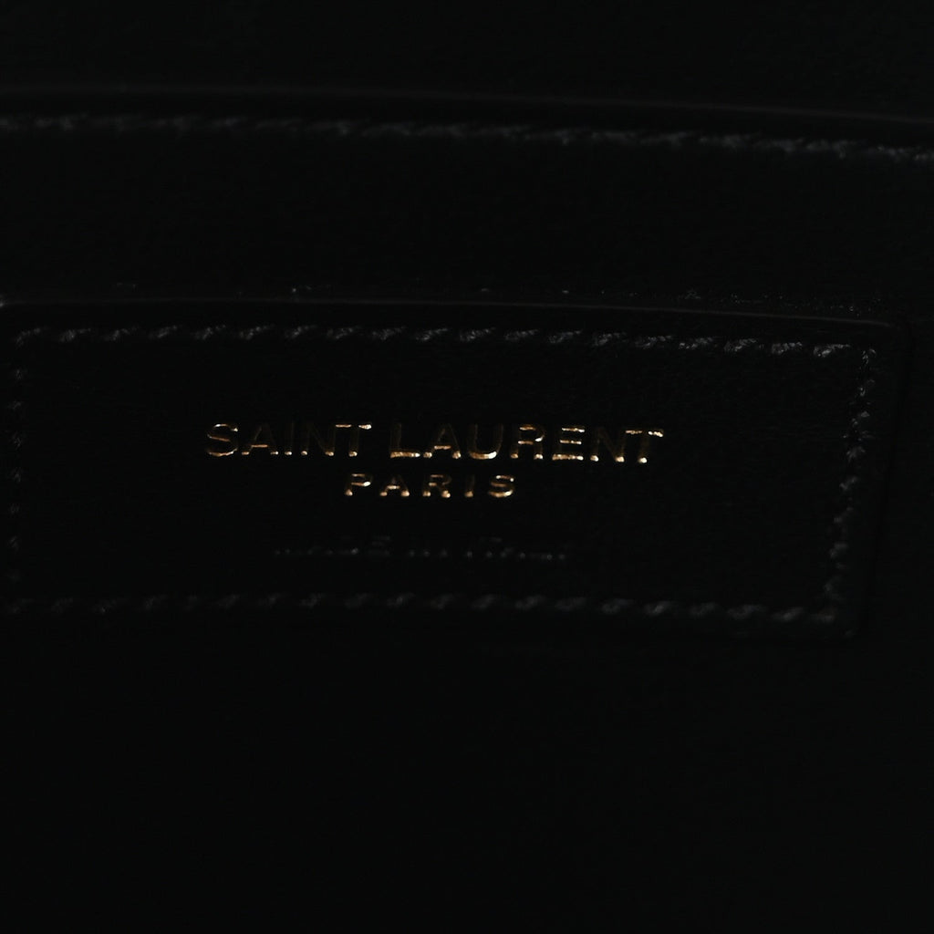 Smooth Calfskin Manhattan Shoulder Bag Black