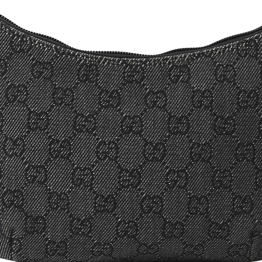 Denim Monogram Pochette Black