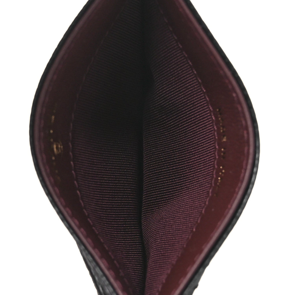 Caviar Quilted  Holder Black