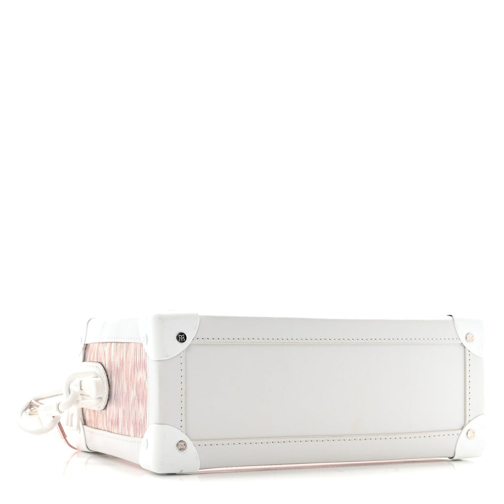 Calfskin PVC Epi Plage Soft Trunk Optic White