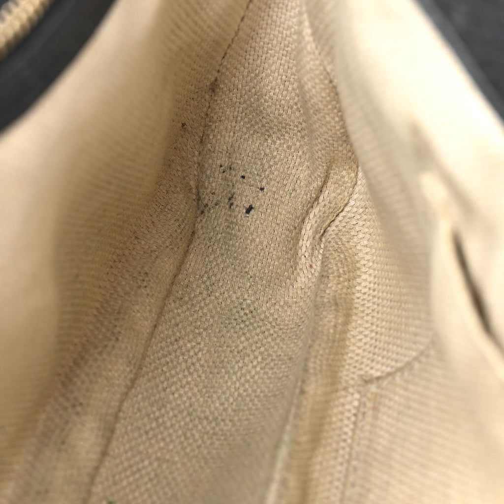 Pebbled Calfskin Medium Soho Flap Crossbody Black