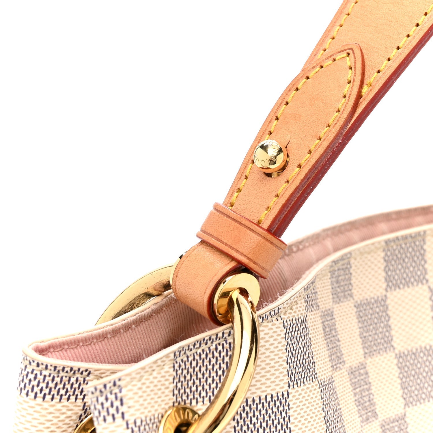 Damier Azur Graceful MM Rose Ballerine