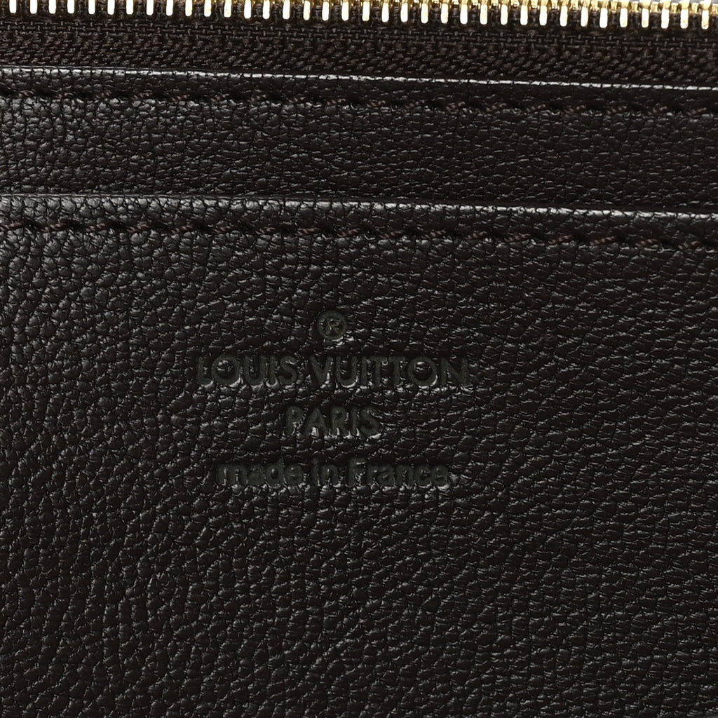Snakeskin Twist Wallet Brown