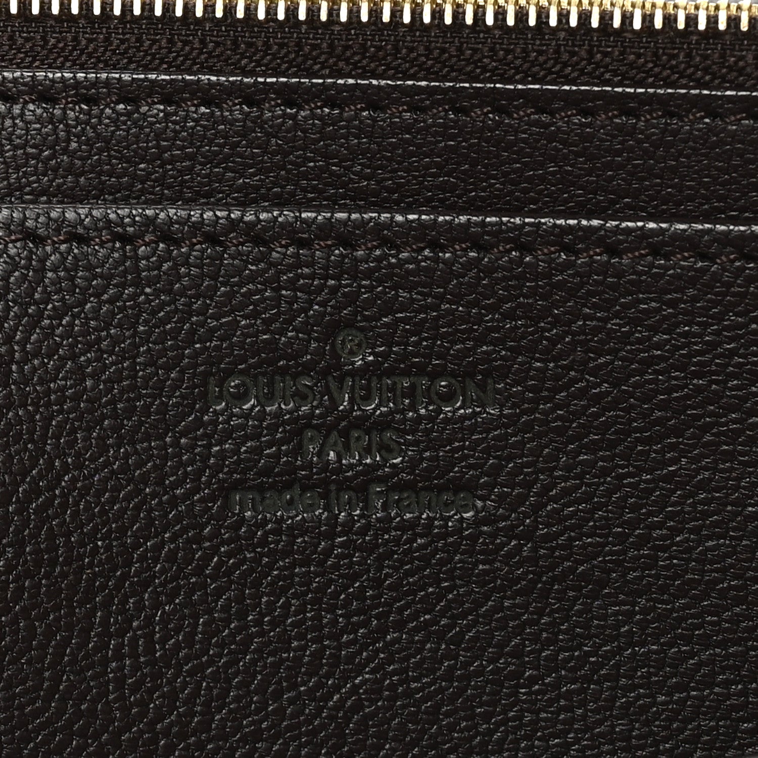 Snakeskin Twist Wallet Brown