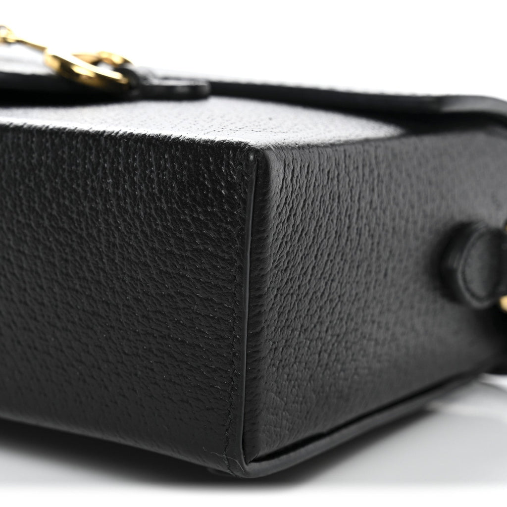 Calfskin Horsebit 1955 Shoulder Bag Black