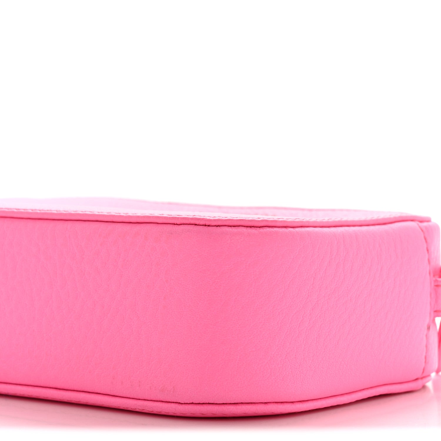 Calfskin Kittens Logo XS Everyday Camera Bag Acid Pink