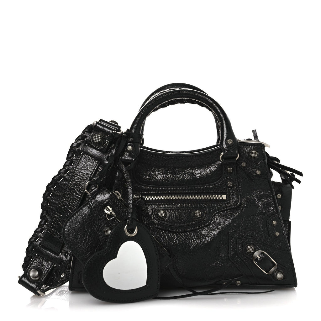 Agneau Arena Neo Cagole Handbag XS Black