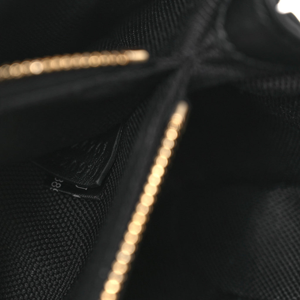 Crepe Wool Silk GG Monogram Go Small Shoulder Bag Black