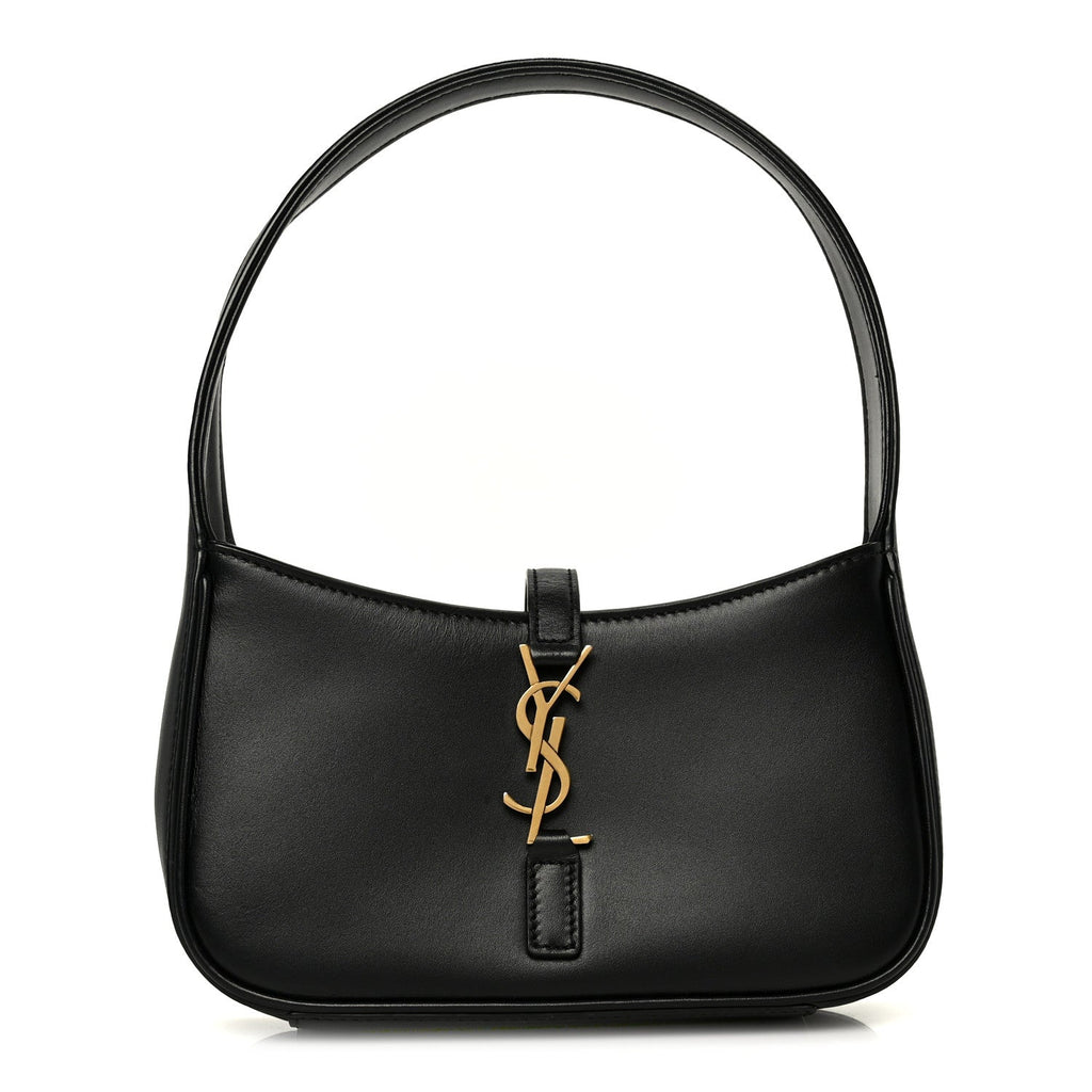 Smooth Calfskin Le 5 A 7 Mini Hobo Black