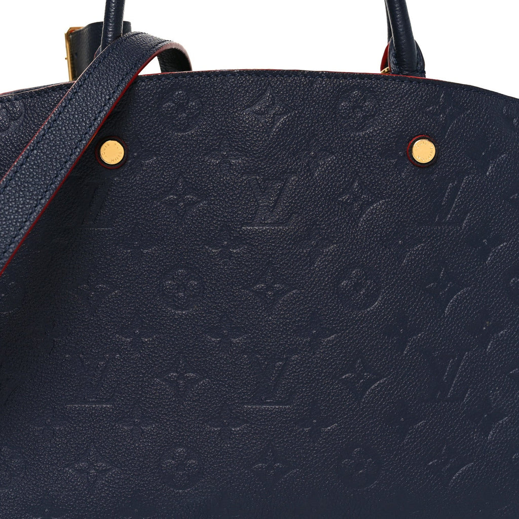 Empreinte Montaigne MM Marine Rouge