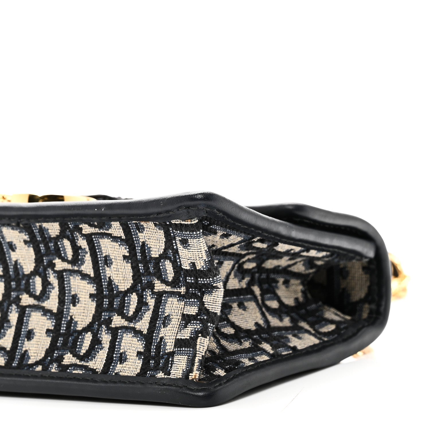 Oblique 30 Montaigne East West Chain Flap Bag Blue