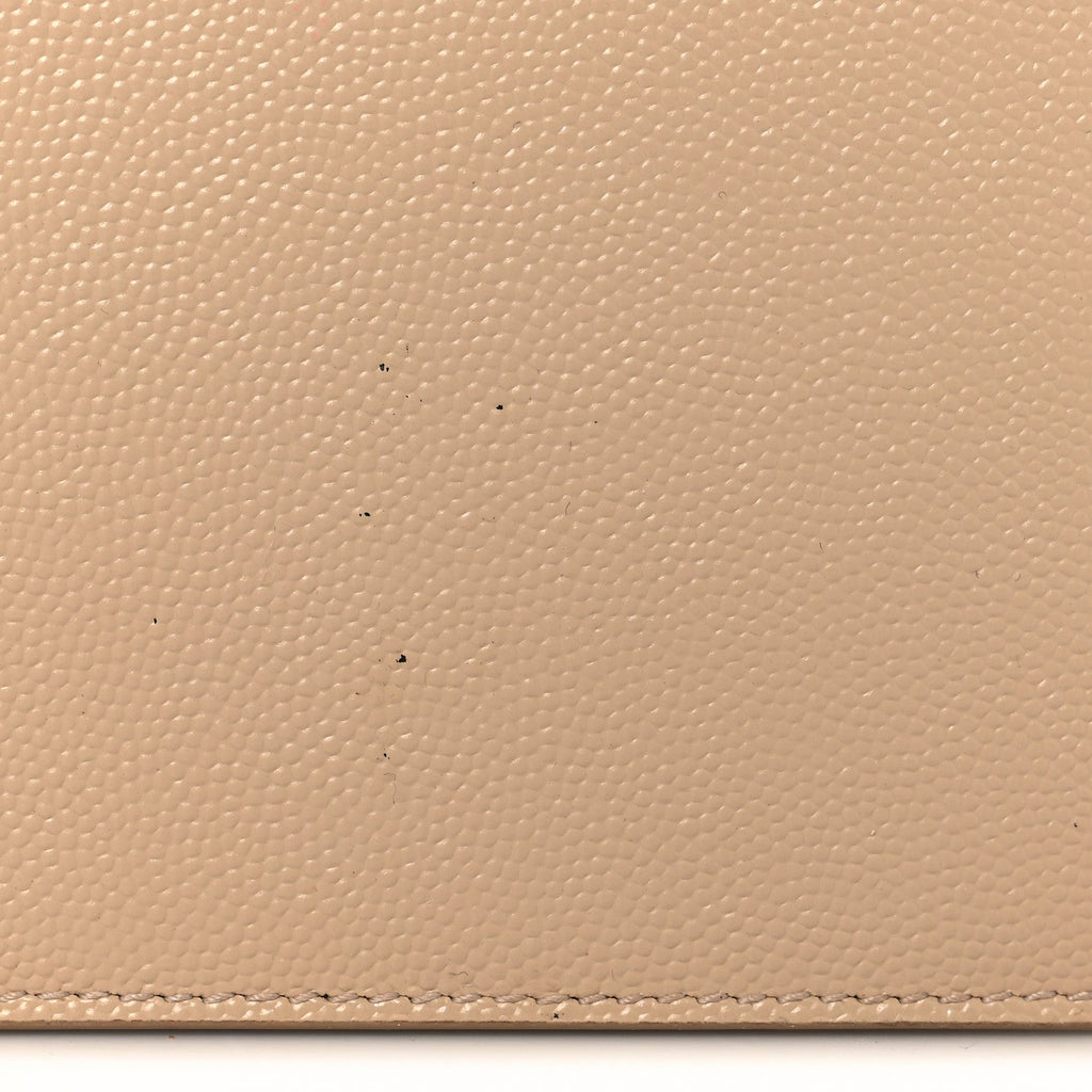 Grain De Poudre Classic Kate Monogram Clutch Nude Powder
