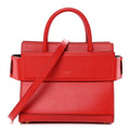 Smooth Calfskin Mini Horizon Satchel Red