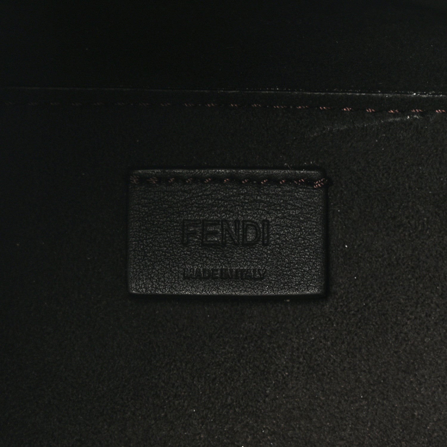 Vitello Vernice Camoscio Mini Fendi Origami Military Brown Avocado