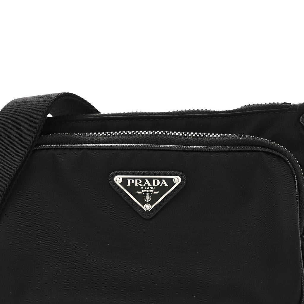Re-Nylon Saffiano Belt Bag Black