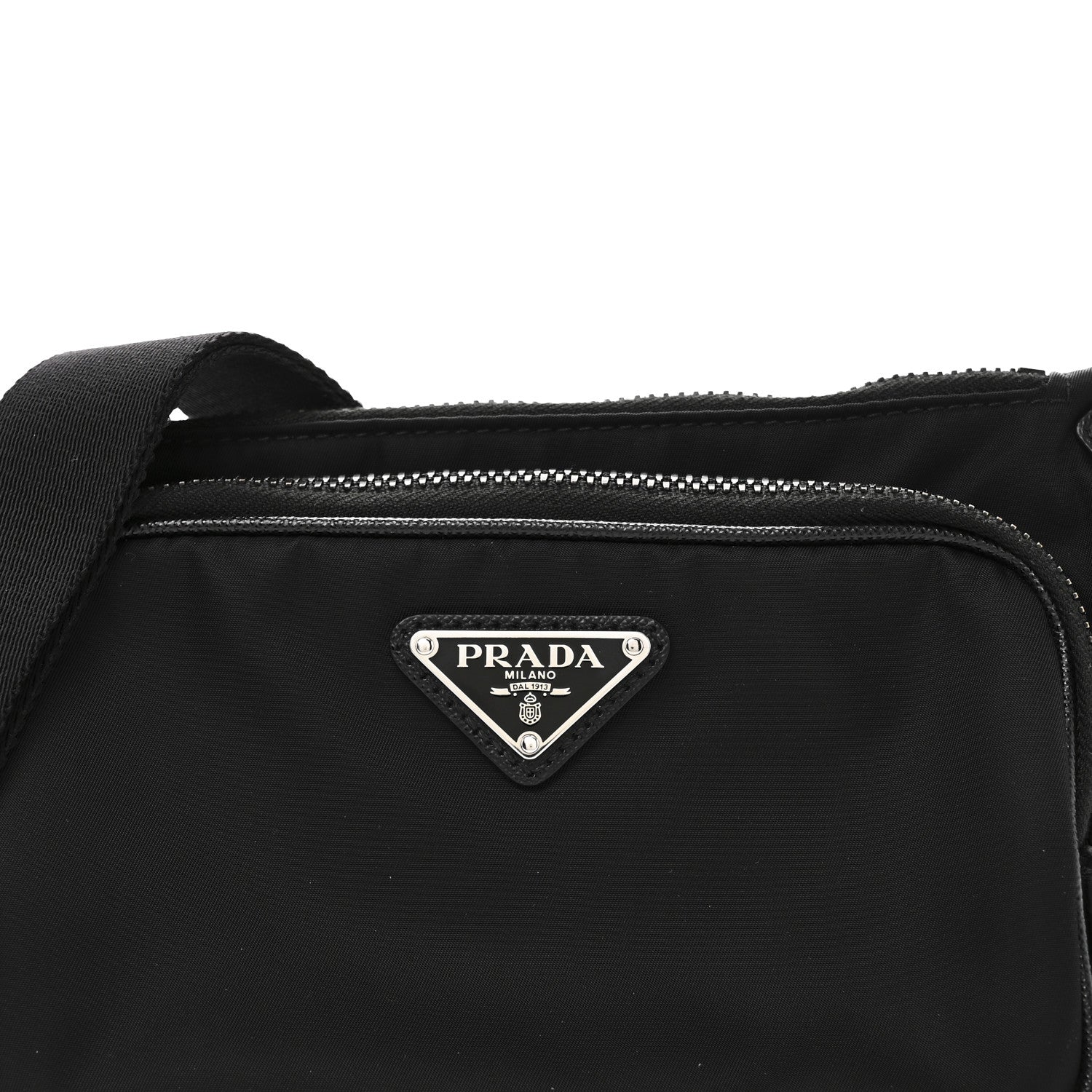 Re-Nylon Saffiano Belt Bag Black