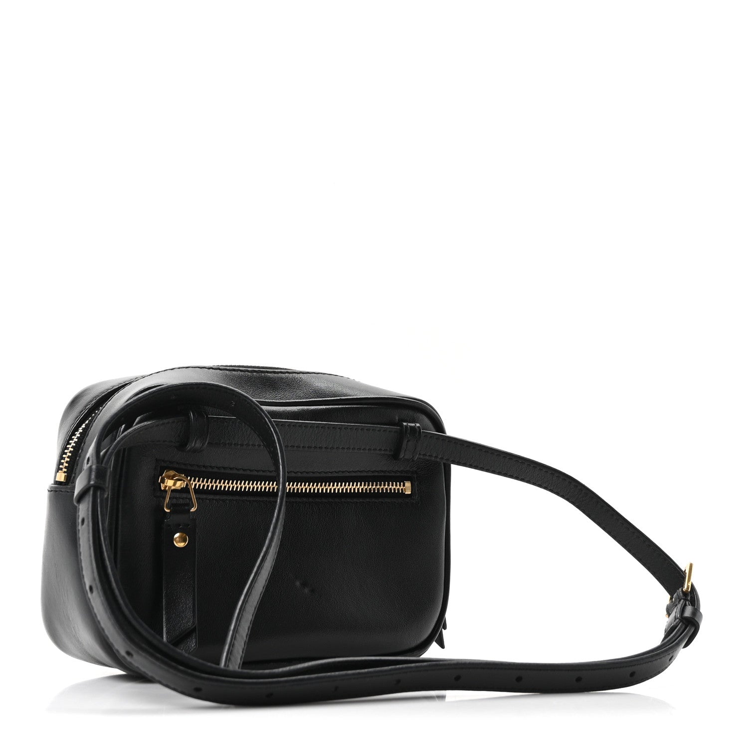 Calfskin Matelasse Monogram Lou Belt Bag Black