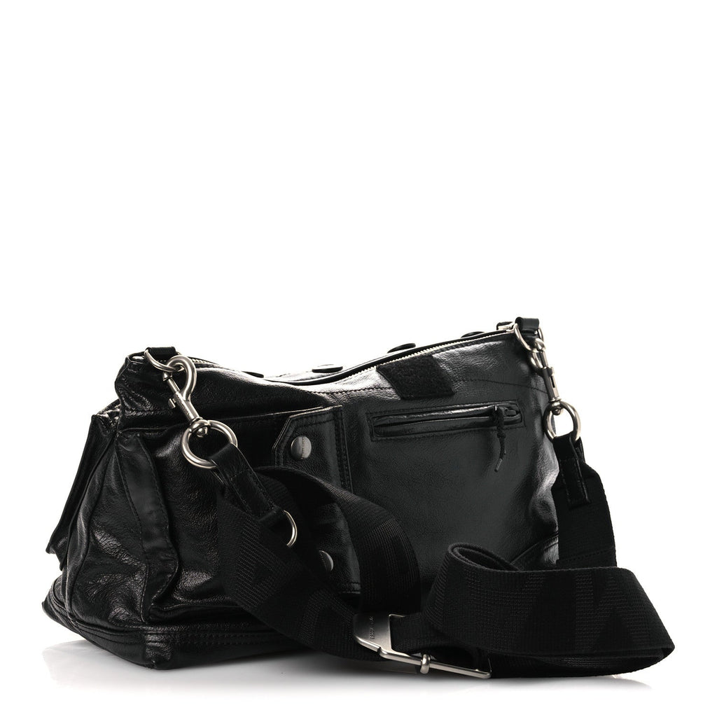 Goatskin The Large Cargo Bag Black