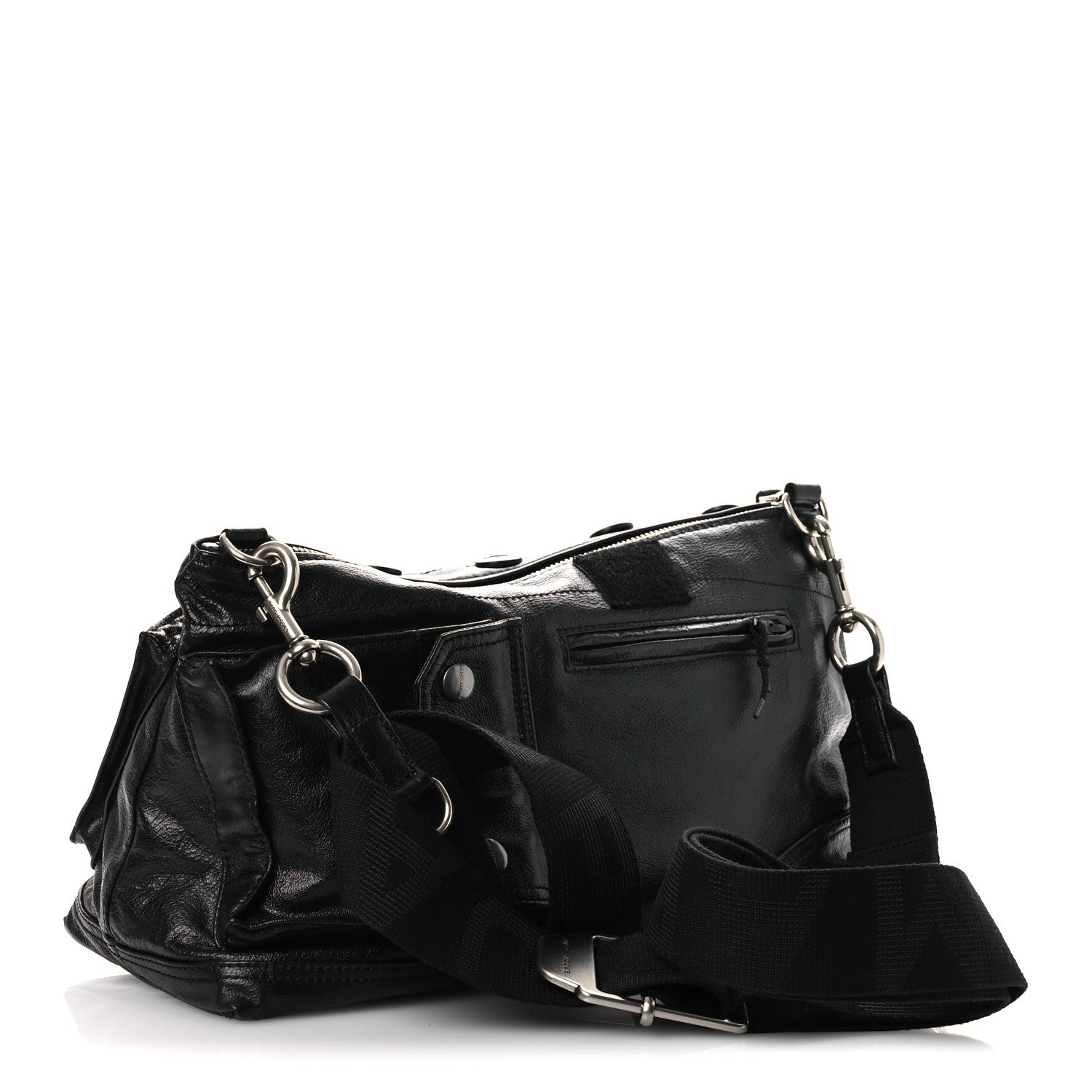 Goatskin The Large Cargo Bag Black