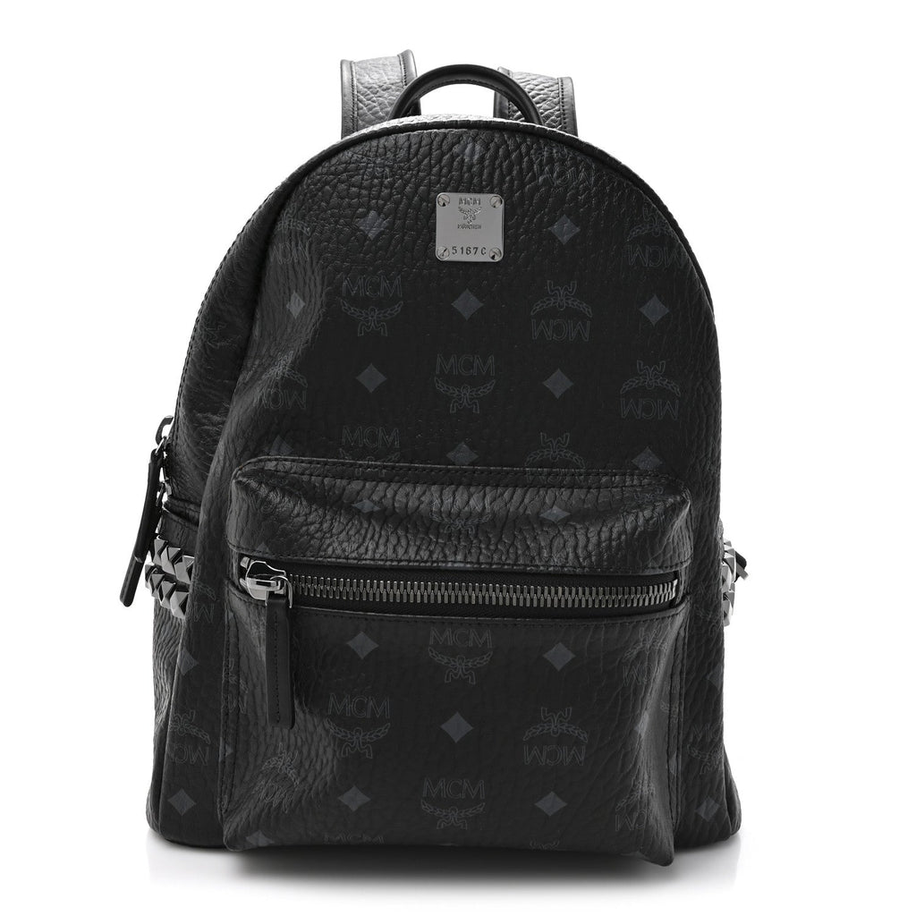 Visetos Medium Side Studs Stark Backpack Black