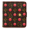 Monogram Cerises Compact Zipped Wallet