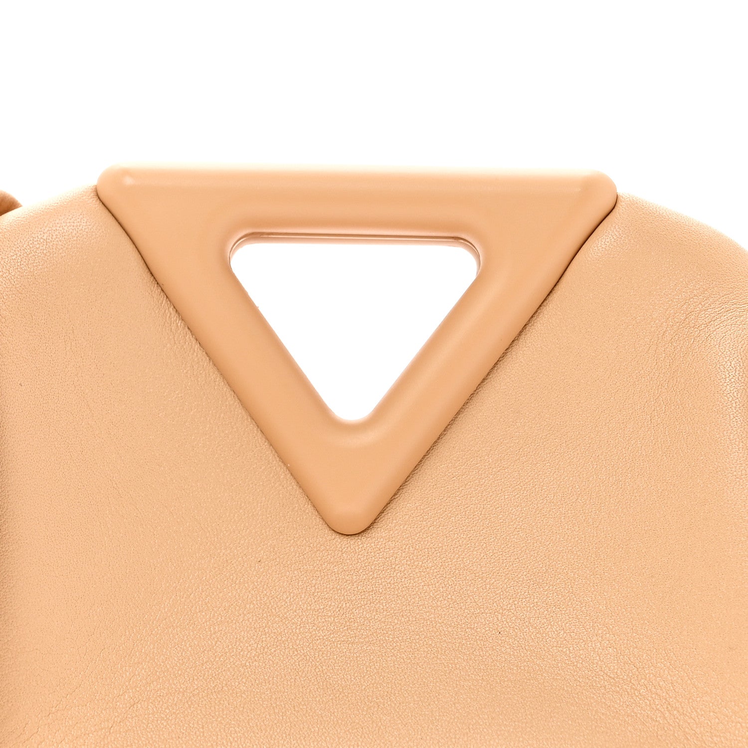 Calfskin The Point Coin Purse Almond