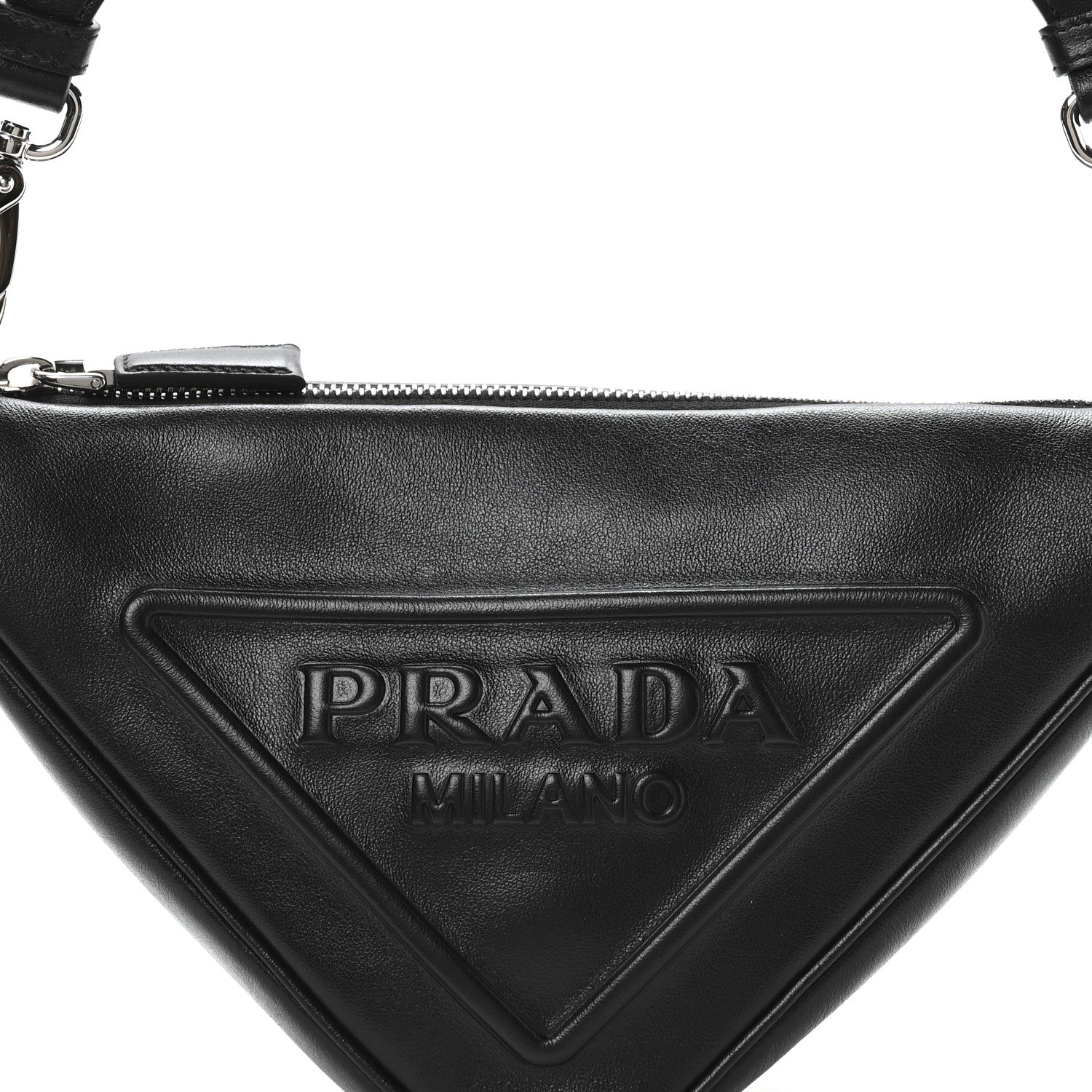 Grace Lux Triangle Shoulder Bag Black