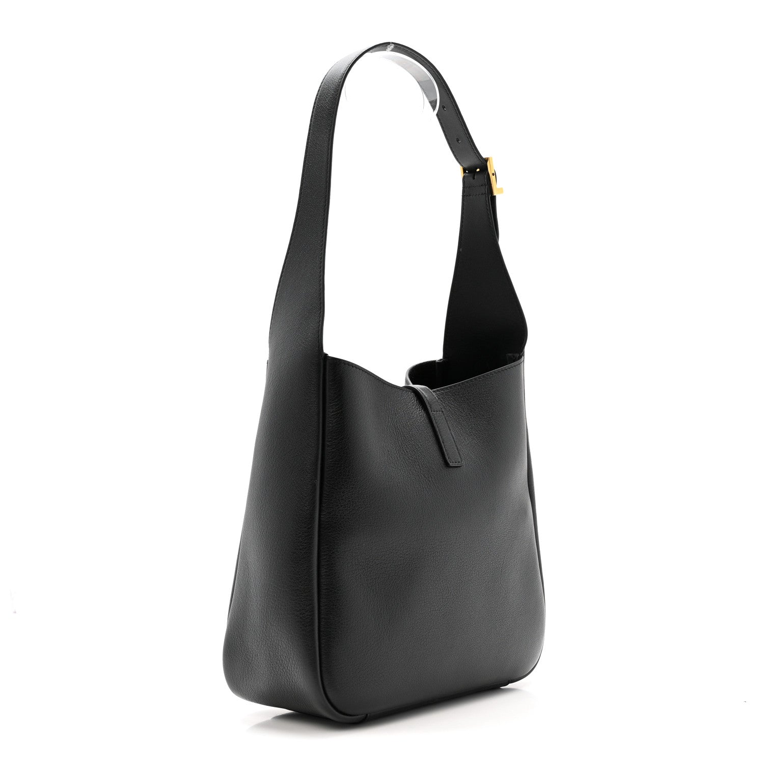 Smooth Calfskin Small Le 5 A 7 Soft Hobo Black