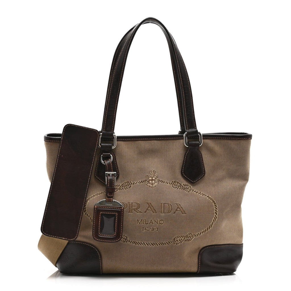 Jacquard Logo Tote Corda Moro