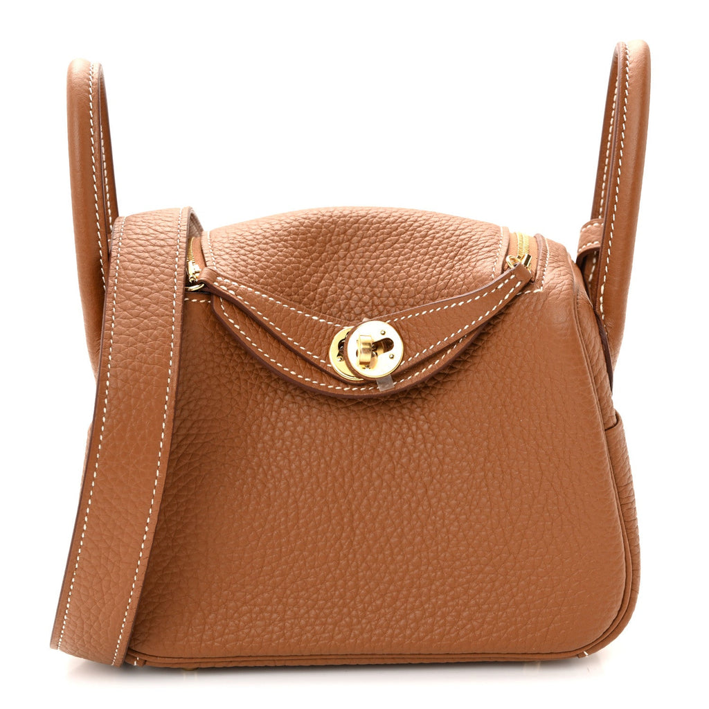 Taurillon Clemence Mini Lindy 20 Gold
