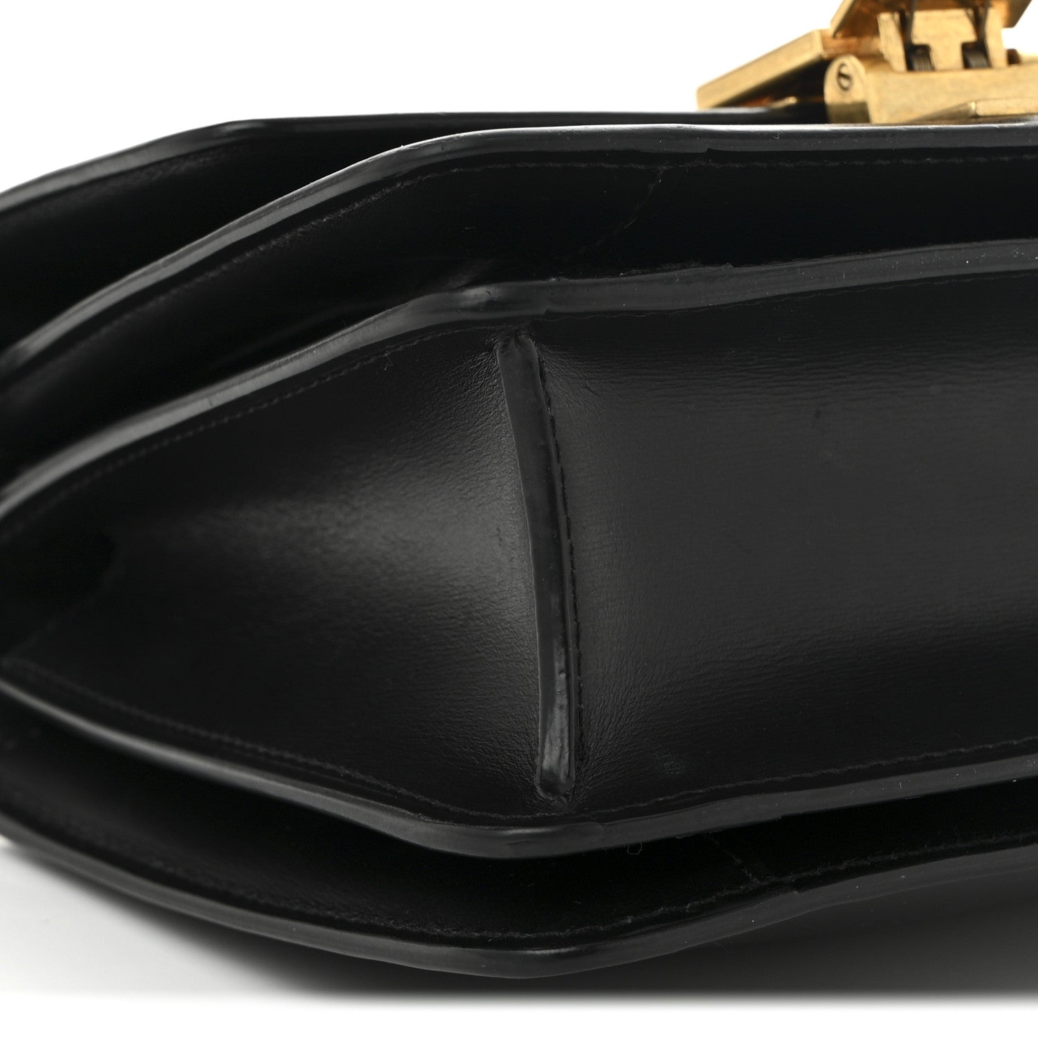 Box Calfskin Small Classic Box Flap Bag Black