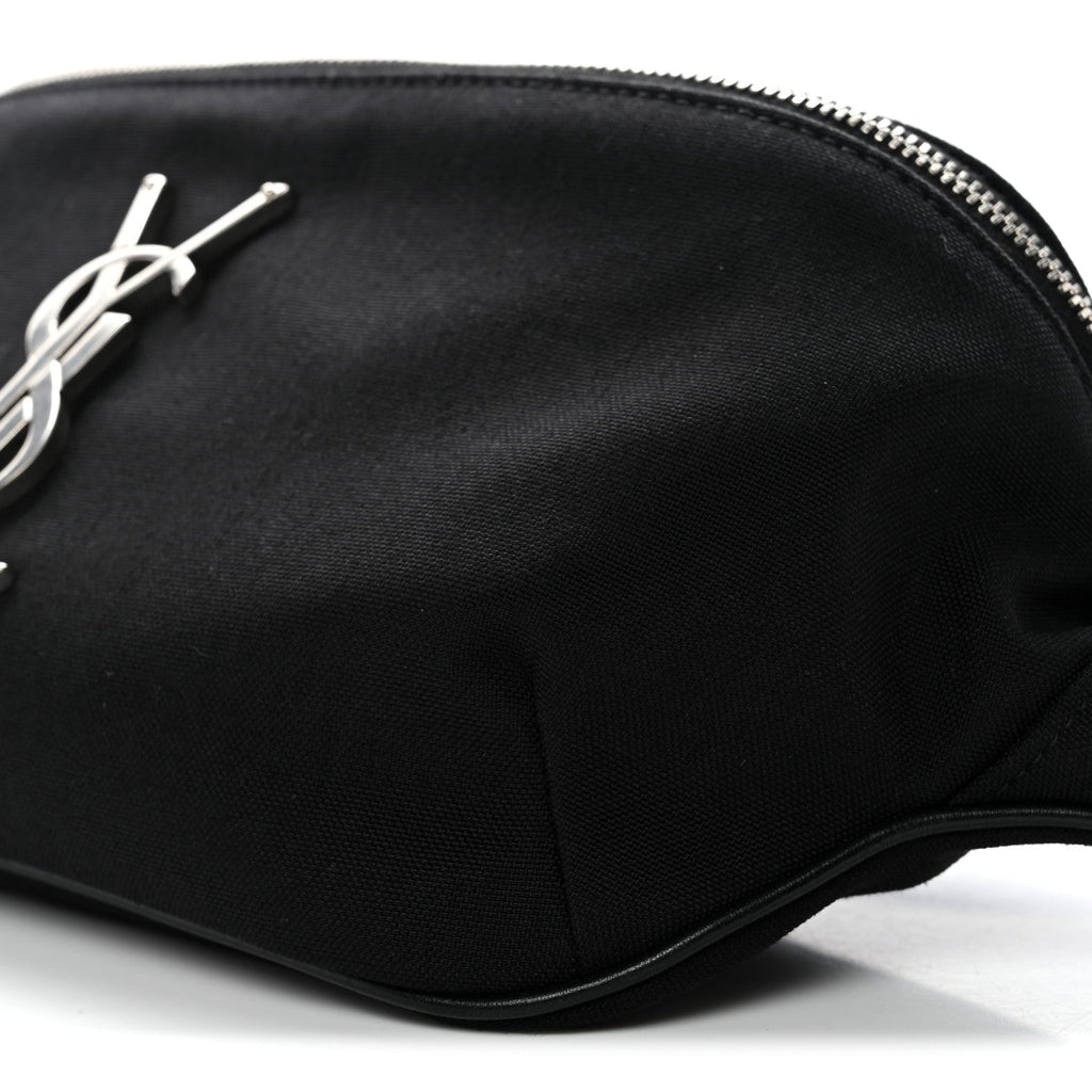 Canvas Monogram Belt Bag Black