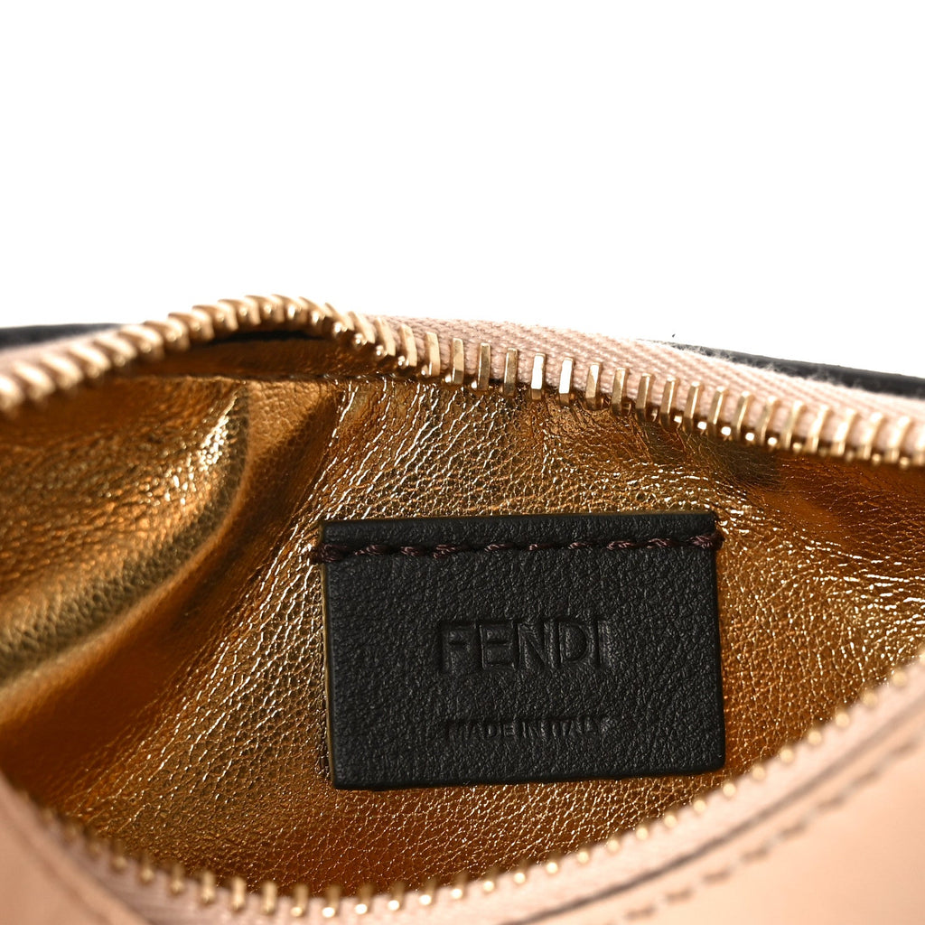 Vitello Grace Matte Nano Fendigraphy Hobo Charm Light Rose