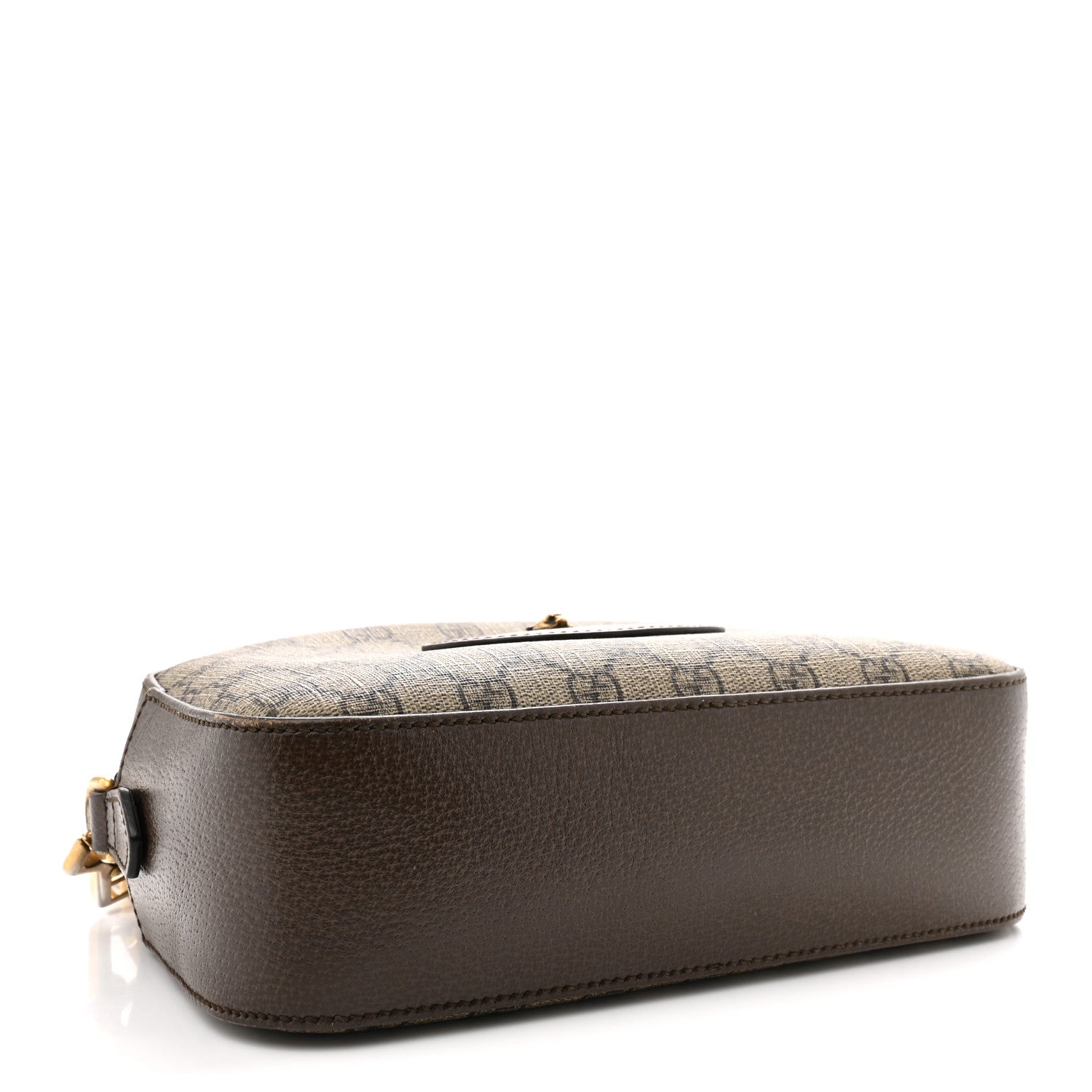 GG Supreme Monogram Web Neo Vintage Shoulder Bag Beige New Acero Crop