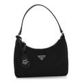 Tessuto Nylon Saffiano Mini Re-Edition 2005 Bag Black