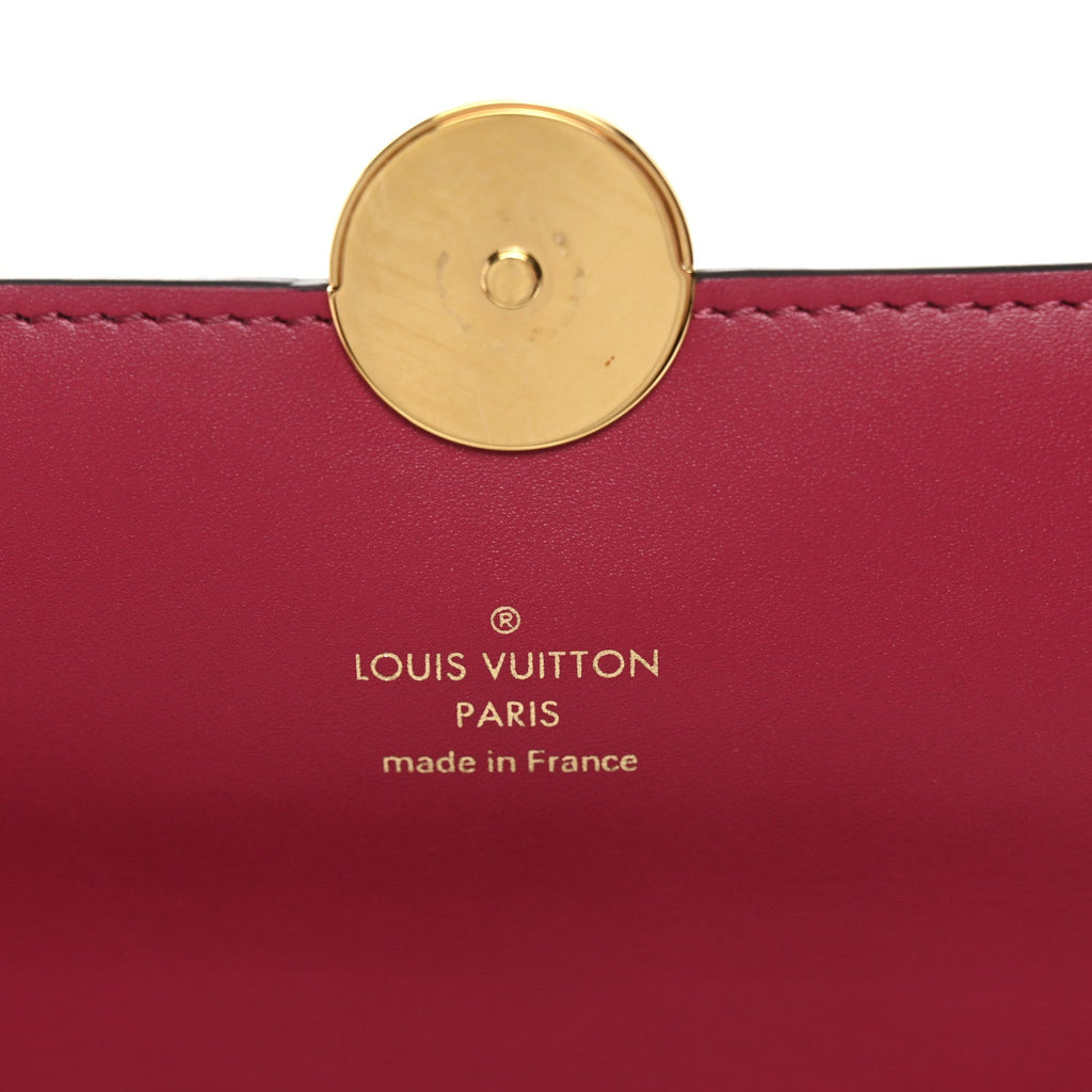 Monogram Flore Chain Wallet Fuchsia