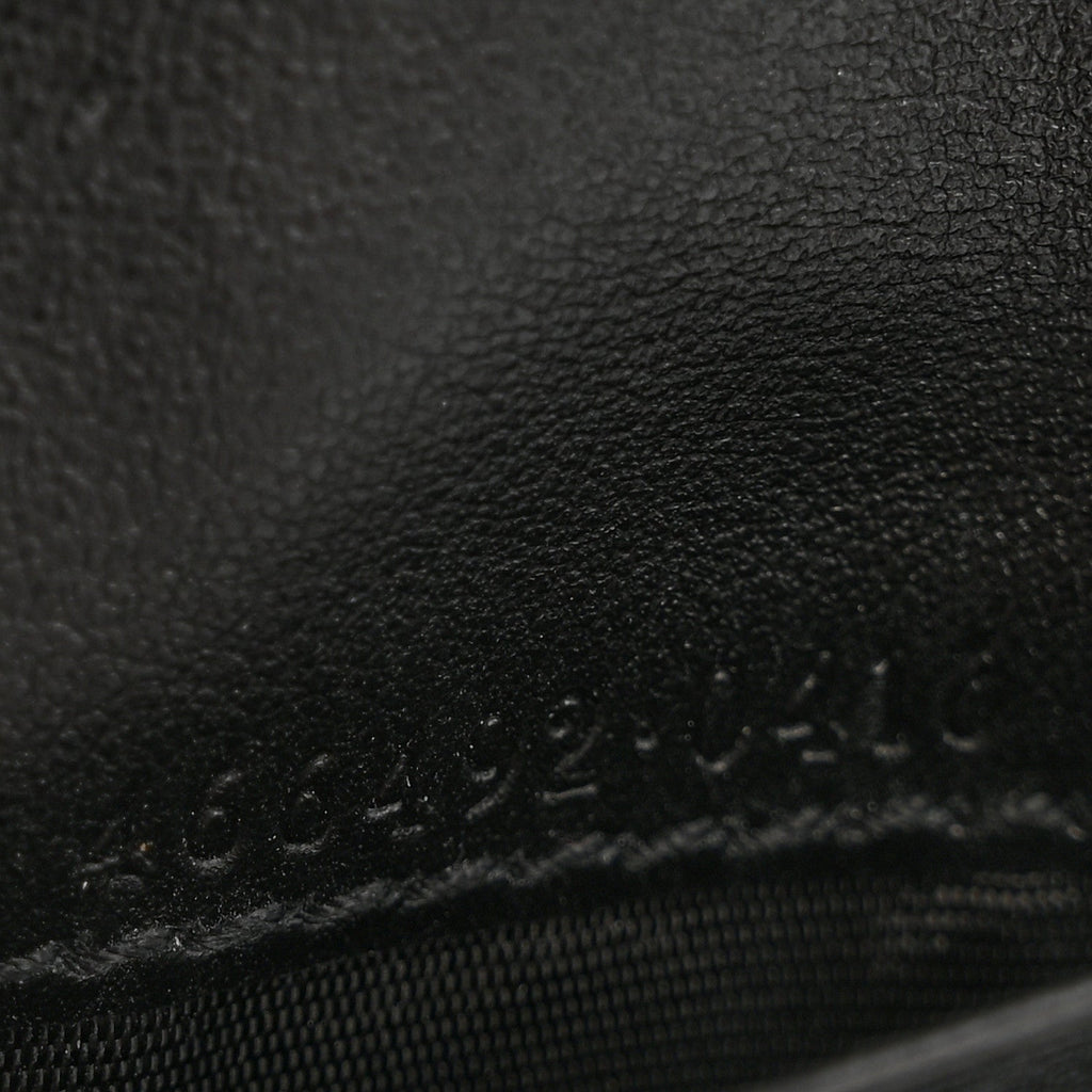 Calfskin Matelasse GG Marmont  Case Wallet Black