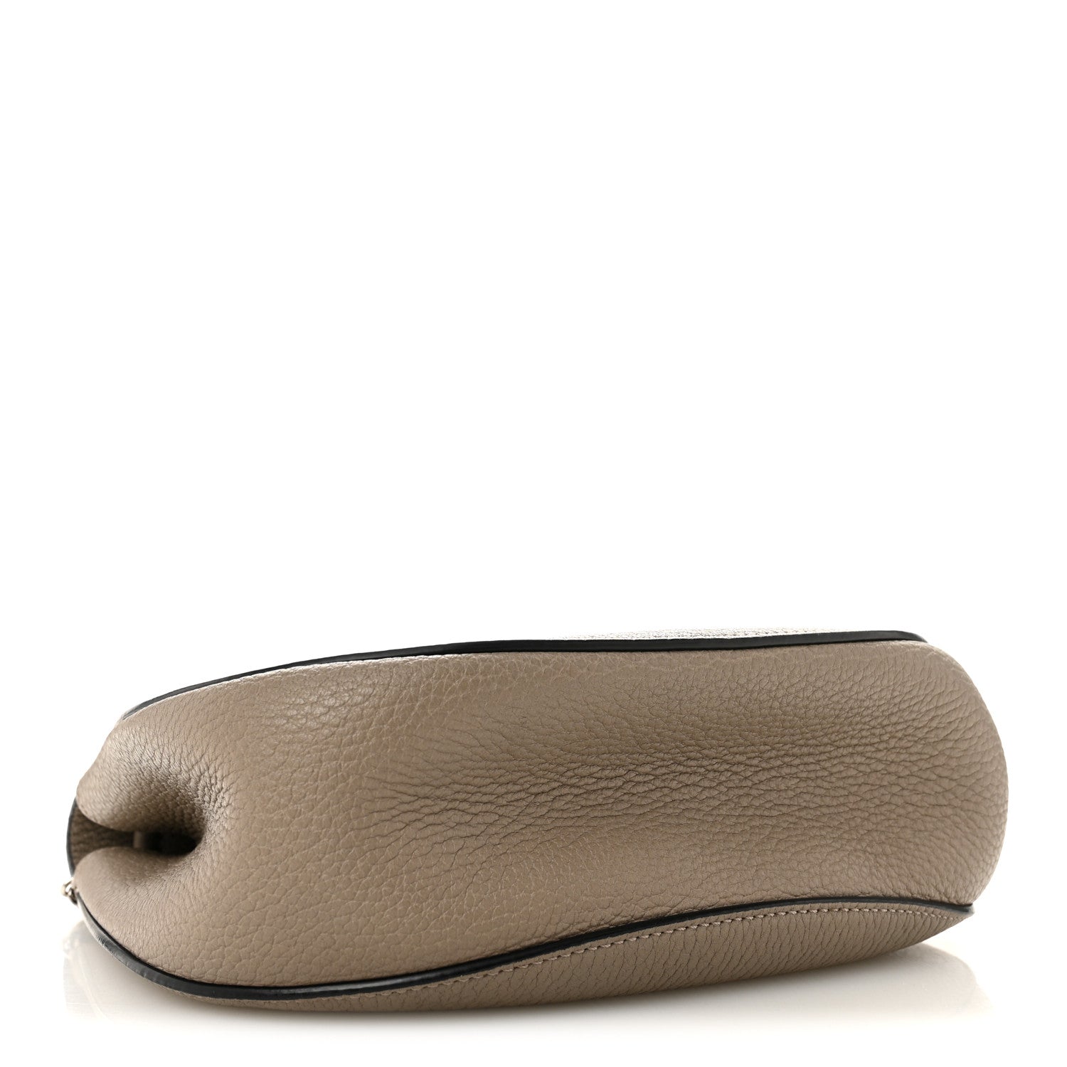 Grained Lambskin Drew Shoulder Bag Motty Grey