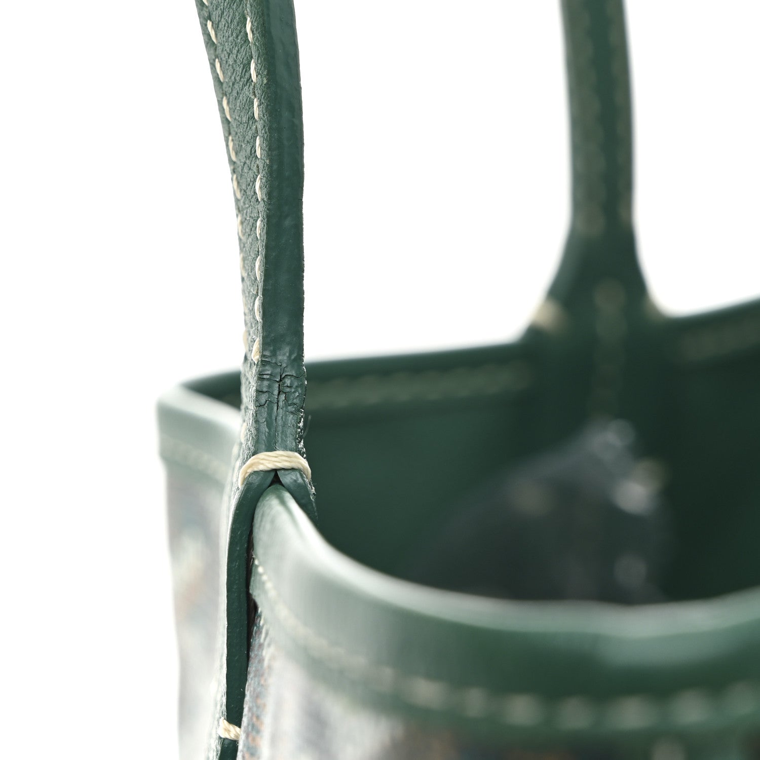 Goyardine Reversible Mini Anjou Green