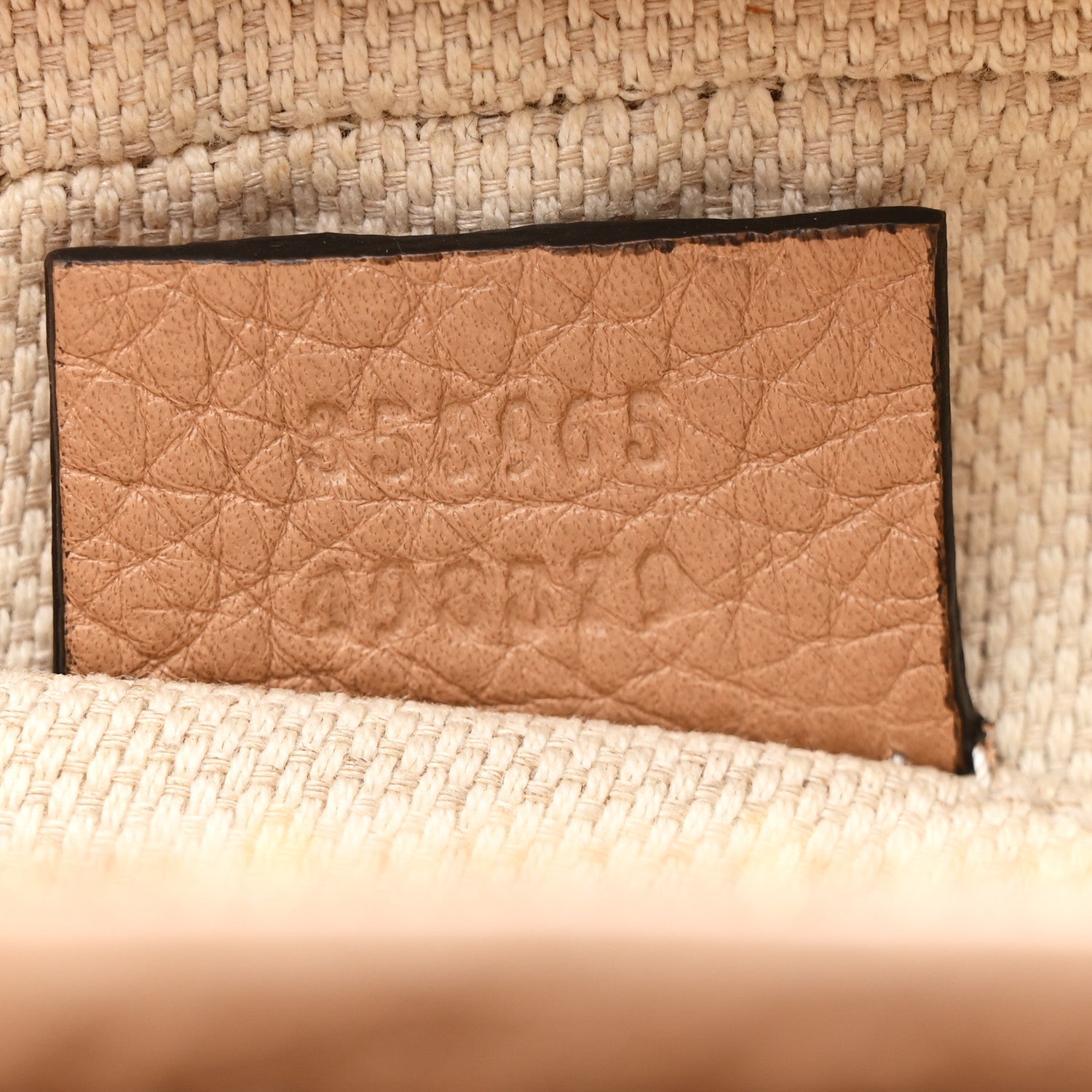 Pebbled Calfskin Mini Soho Chain Bag Camelia
