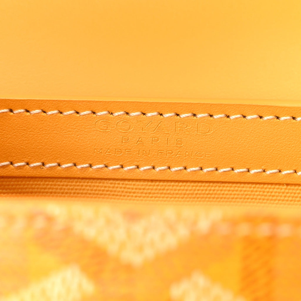 Goyardine Structure Mini Saigon Yellow