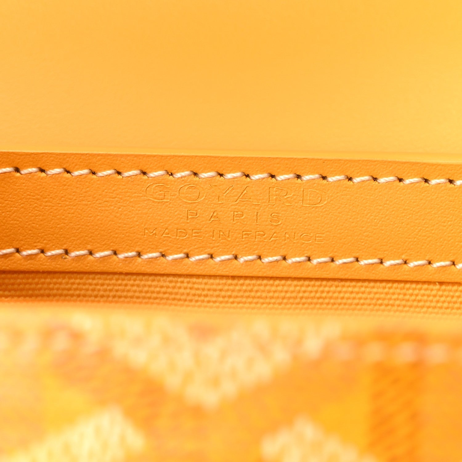 Goyardine Structure Mini Saigon Yellow